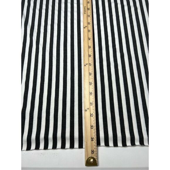 Prettylittlething Black Stripe Jersey Split Cami Midi Dress size 10 - Picture 15 of 15